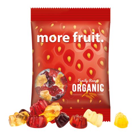 Minitüte 15 g Trolli 30 % Fruchtsaft Bärchen transparent | ohne Werbeanbringung | Folie