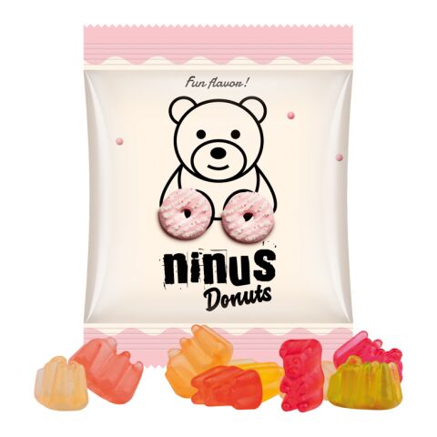 Minitüte 7 g Basic Bärchen weiß | 4c Euroskala - Folie