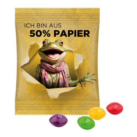 Minitüte 10 g Skittles Kaubonbons ohne Werbeanbringung | Folie mit ca. 50% Papier