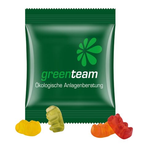 Minitüte 12 g Trolli vegane Fruchtgummi Bärchen weiß | ohne Werbeanbringung | Kompostierbare Folie