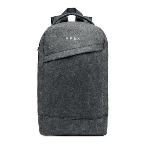 13&quot; Laptop Rucksack RPET-Filz dunkelgrau | ohne Werbeanbringung | Nicht verfügbar | Nicht verfügbar | Nicht verfügbar