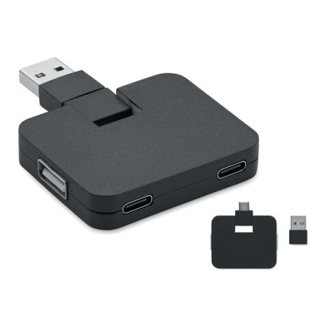4 Port USB Hub schwarz | ohne Werbeanbringung | Nicht verfügbar | Nicht verfügbar | Nicht verfügbar