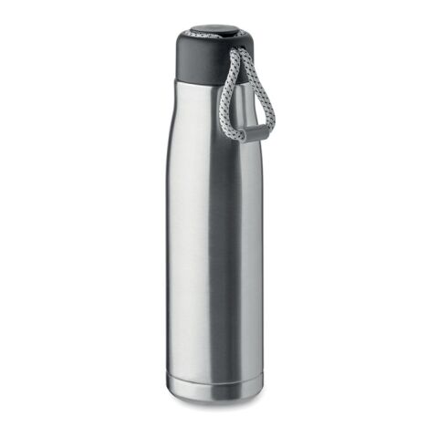 Mitarbeitergeschenk Trinkflasche 500ml 90% r-Edelstahl – mattsilber Silber