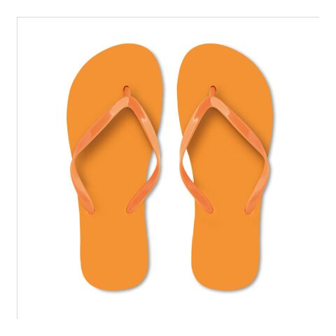 Zehensandalen M orange | ohne Werbeanbringung