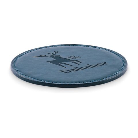 Runder Untersetzer PU marineblau | ohne Werbeanbringung | Nicht verfügbar | Nicht verfügbar | Nicht verfügbar
