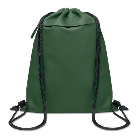 Beutel mit Kordelzug 600D RPET dunkelgrün | ohne Werbeanbringung | Nicht verfügbar | Nicht verfügbar | Nicht verfügbar