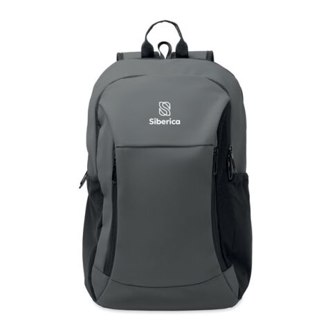 15&quot; Laptop-Rucksack PU dunkelgrau | ohne Werbeanbringung | Nicht verfügbar | Nicht verfügbar