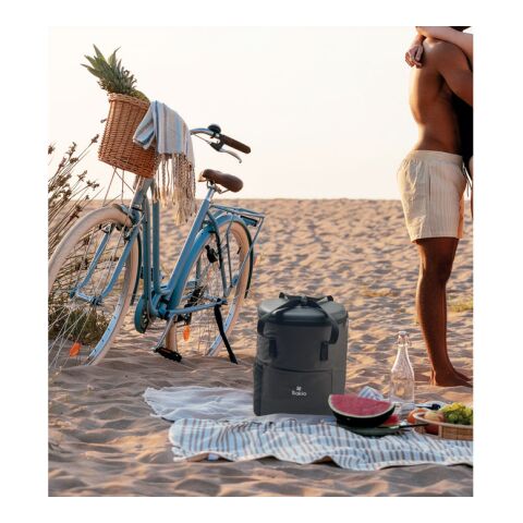 Kühlrucksack 600D RPET dunkelgrau | ohne Werbeanbringung | Nicht verfügbar | Nicht verfügbar | Nicht verfügbar