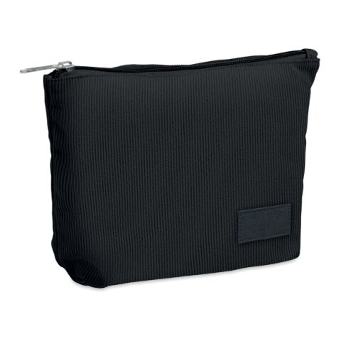 Kosmetiktasche Kord-Polyester schwarz | ohne Werbeanbringung | Nicht verfügbar | Nicht verfügbar | Nicht verfügbar