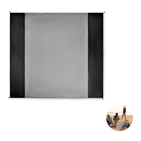 Strandmatte 210T Polyester schwarz | ohne Werbeanbringung | Nicht verfügbar | Nicht verfügbar | Nicht verfügbar