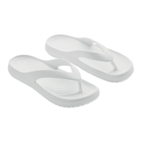 Zehensandalen Größe 38/39 weiß | ohne Werbeanbringung | Nicht verfügbar | Nicht verfügbar