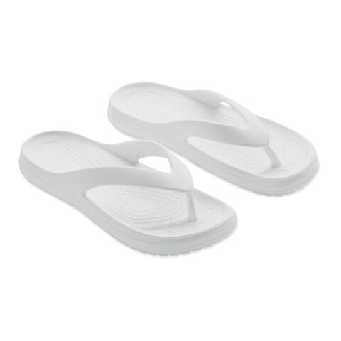 Zehensandalen Größe 40/41 weiß | ohne Werbeanbringung | Nicht verfügbar | Nicht verfügbar