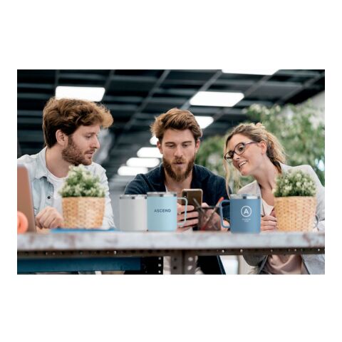 Doppelwandiger Becher 400ml weiß | ohne Werbeanbringung | Nicht verfügbar | Nicht verfügbar