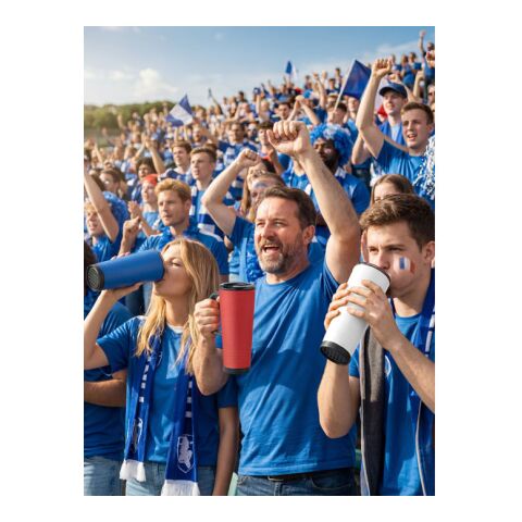 Doppelwandiger Becher 700ml rot | ohne Werbeanbringung | Nicht verfügbar | Nicht verfügbar | Nicht verfügbar