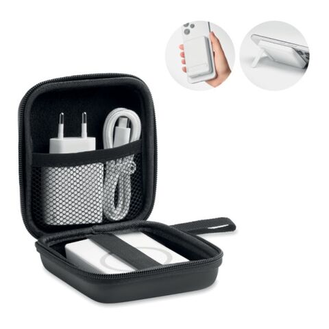 Reise-Set 5000mAh Powerbank weiß