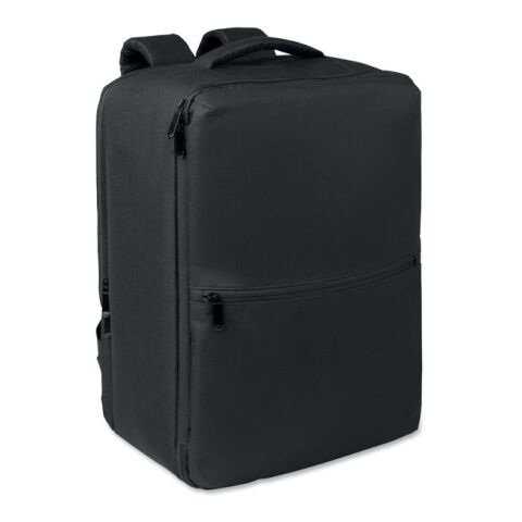 Rucksack mit Vakuumbeutel schwarz