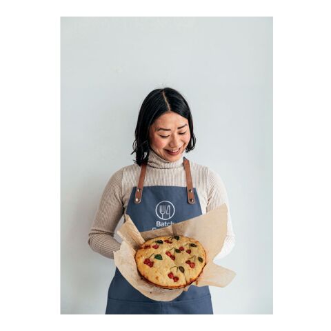 Küchenschürze mit verstellbarem Nackengurt Organic Cotton/Leinen