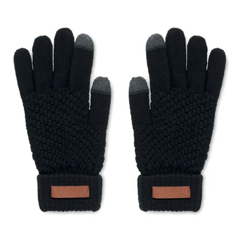 Touchscreen Handschuhe Recycled PET schwarz | ohne Werbeanbringung | Nicht verfügbar | Nicht verfügbar | Nicht verfügbar