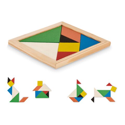 Tangram-Puzzle Holz