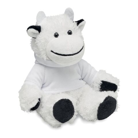 Plüsch-Kuh mit Hoody weiß | ohne Werbeanbringung | Nicht verfügbar | Nicht verfügbar | Nicht verfügbar