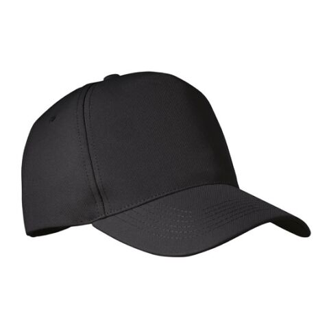 RPET Baseball Kappe 5 Panels schwarz | ohne Werbeanbringung | Nicht verfügbar | Nicht verfügbar | Nicht verfügbar