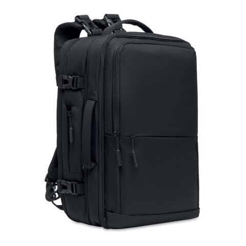 Rucksack 600D Recycled PET schwarz | ohne Werbeanbringung | Nicht verfügbar | Nicht verfügbar | Nicht verfügbar
