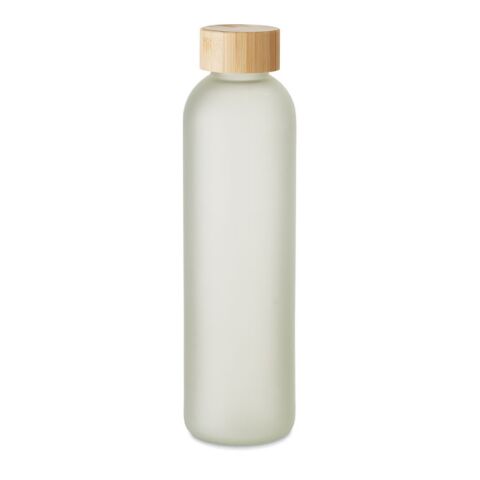 Glasflasche Subli 650ml transparent-weiß | ohne Werbeanbringung | Nicht verfügbar | Nicht verfügbar | Nicht verfügbar