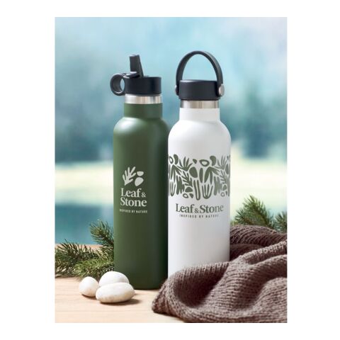 Doppelwandige Flasche 700 ml weiss
