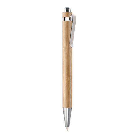 Kugelschreiber aus Bambus mit Chromelementen holzfarben | ohne Werbeanbringung | Nicht verfügbar | Nicht verfügbar