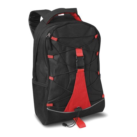 Rucksack mit farbigen Applikationen rot | ohne Werbeanbringung | Nicht verfügbar | Nicht verfügbar | Nicht verfügbar