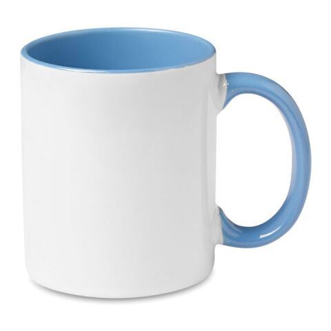 Kaffeebecher mit farbiger Innenseite 300 ml blau | ohne Werbeanbringung | Nicht verfügbar | Nicht verfügbar