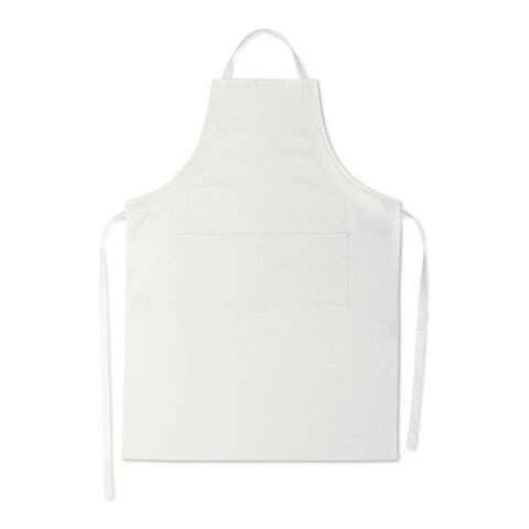 Küchenschürze mit 2 Fronttaschen weiß | ohne Werbeanbringung | Nicht verfügbar | Nicht verfügbar | Nicht verfügbar