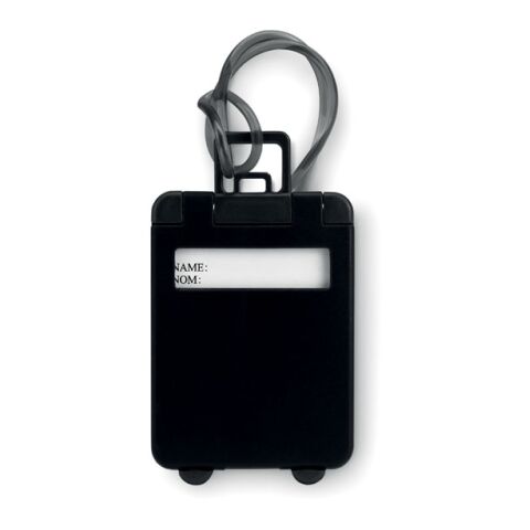 Kofferanhänger Traveller aus Kunststoff schwarz | ohne Werbeanbringung | Nicht verfügbar | Nicht verfügbar | Nicht verfügbar