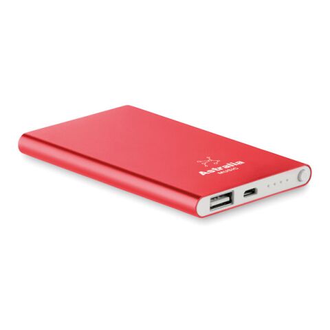 Aluminium Powerbank 4000 mAh