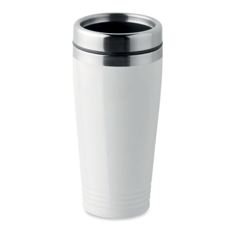 Doppelwandiger Trinkbecher mit PP-Deckel 400 ml