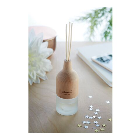 Aroma-Diffusor mit 3 Sticks holzfarben | ohne Werbeanbringung | Nicht verfügbar | Nicht verfügbar