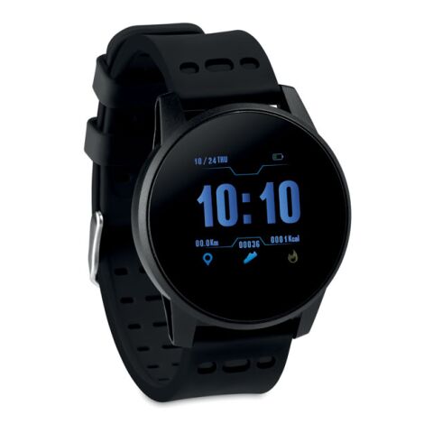 Werbeartikel 4.0 BT Fitness Smart Watch – schwarz – mit Logo bedruckt