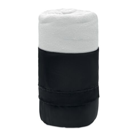 RPET Fleece-Reisedecke weiß | ohne Werbeanbringung | Nicht verfügbar | Nicht verfügbar | Nicht verfügbar