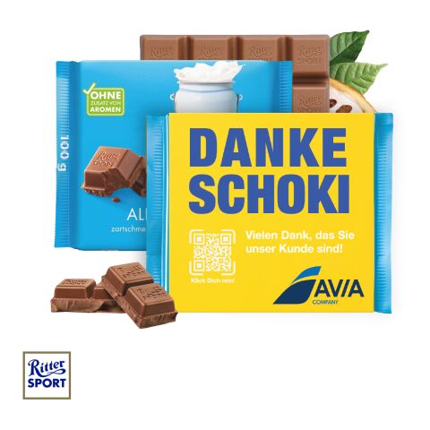 Ritter SPORT mit Werbebanderole