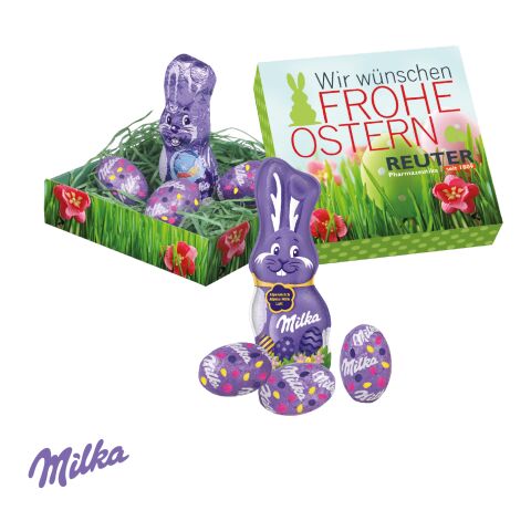 Osternest mit Schokolade von Milka