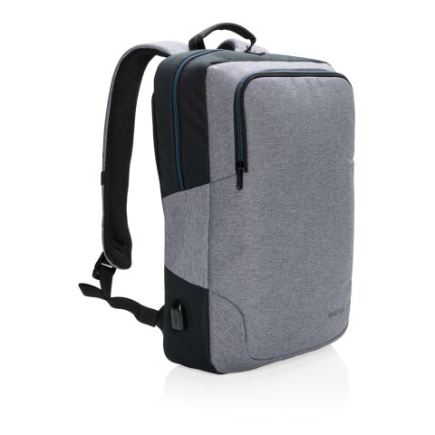 Arata 15” Laptop-Rucksack grau-schwarz | ohne Werbeanbringung | Nicht verfügbar | Nicht verfügbar | Nicht verfügbar