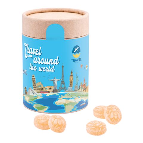 Papierdose Eco Maxi 4c Euroskala | Honigbienen-Bonbons