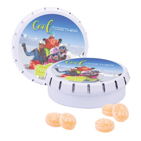 Quick Box weiß | ohne Werbeanbringung | Cavendish&amp;Harvey Honig-Bonbons