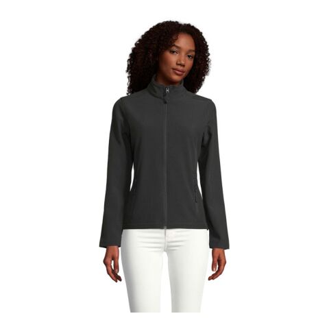 RACE DAMEN JACKE 280g schwarz | S | Stickerei | Vorderseite Brust | 100 mm x 100 mm | 100