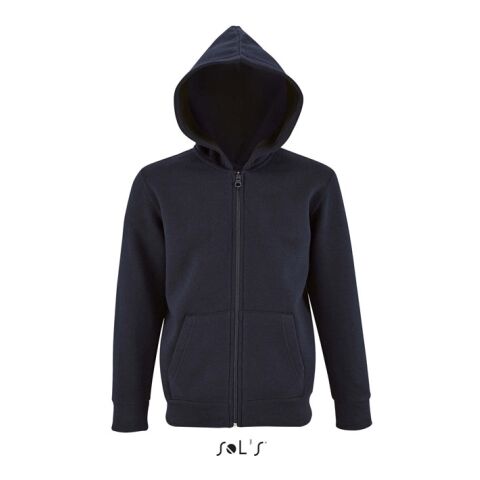 STONE KINDER HOODIE  260g navy blau | XXL | 1-farbiger Siebdruck | Rechter Arm | 60 mm x 50 mm | Nicht verfügbar