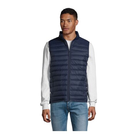 WILSON BW HERREN 380T navy blau | XXL | 1-farbiger Transferdruck | Vorderseite Brust | 100 mm x 40 mm | 150