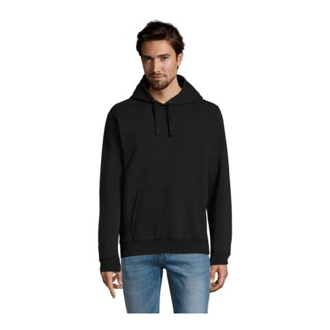 SPENCER Herren Sweater 280 schwarz | S | 1-farbiger Siebdruck | Vorderseite Brust | 100 mm x 100 mm | Nicht verfügbar