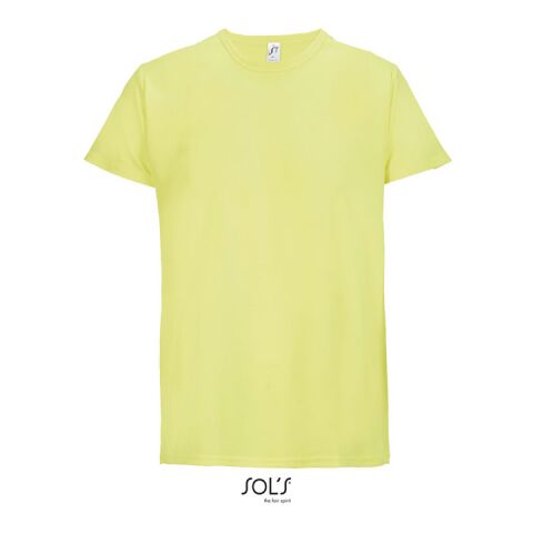 SPRINT UNIT-SHIRT 130g neon gelb | XXL | 1-farbiger Siebdruck | Vorderseite | 280 mm x 400 mm | Nicht verfügbar