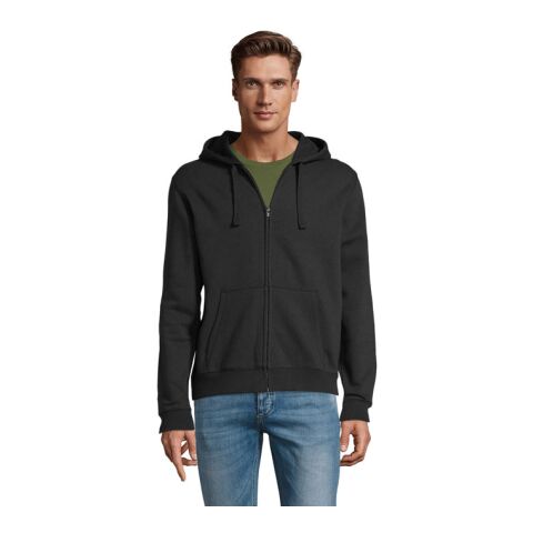 SPIKE HOOD HERREN 280gr schwarz | XXL | 1-color Siebdruck | Rückseite | 280 mm x 400 mm | Nicht verfügbar