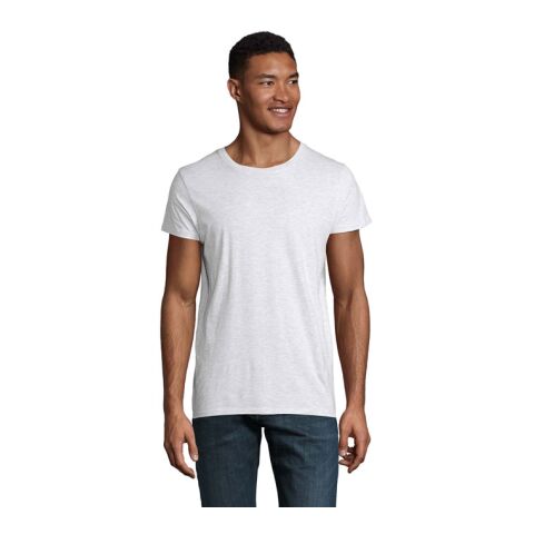 PIONEER MEN T-Shirt 175g asche | XS | 1-farbiger Siebdruck | Vorderseite Brust | 100 mm x 100 mm | Nicht verfügbar